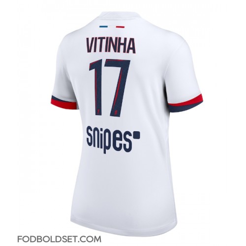 Paris Saint-Germain Vitinha #17 Udebanetrøje Dame 2025-26 Kortærmet